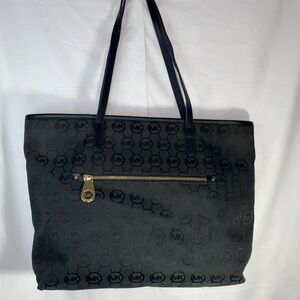 Michael KORS shoulder bag in black canvas